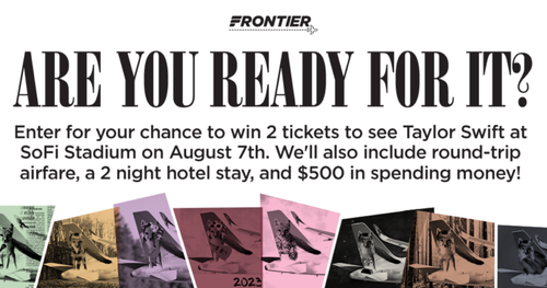 Frontier Taylor Swift Giveaway