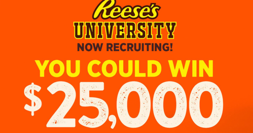 REESE’S University Fall Football Athletic Scholarship Pack Sweeps and Instant Win Game
